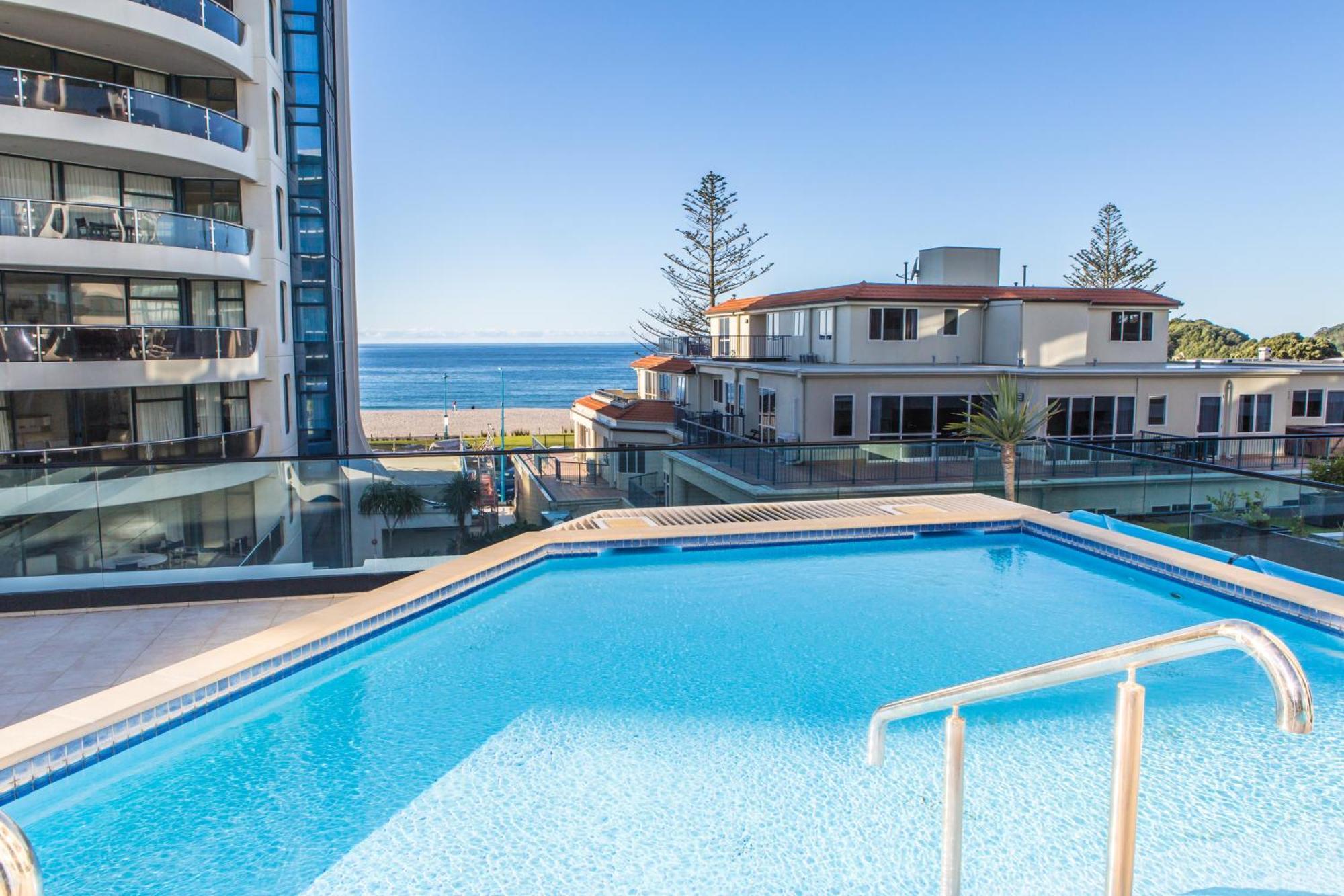 Seaside At Eleven Mt Maunganui Apartman Mount Maunganui Kültér fotó